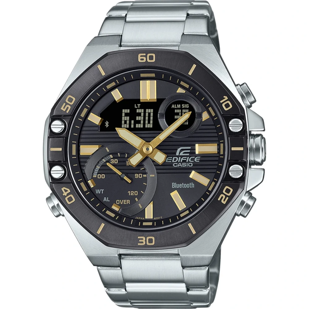 Reloj Casio Edifice Esfera Negra Bluetooth 48mm ECB-10DB-1A9EF