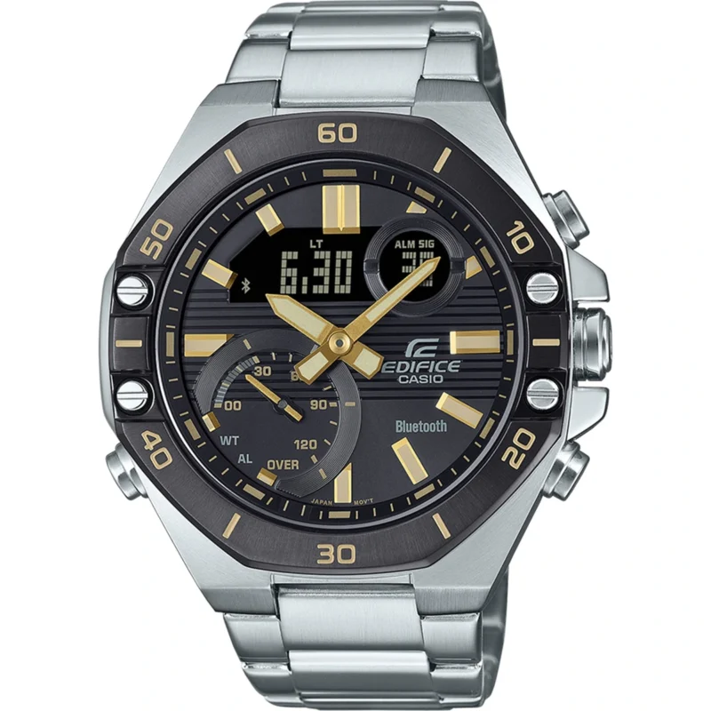 Reloj Casio Edifice Esfera Negra Bluetooth 48mm ECB-10DB-1A9EF