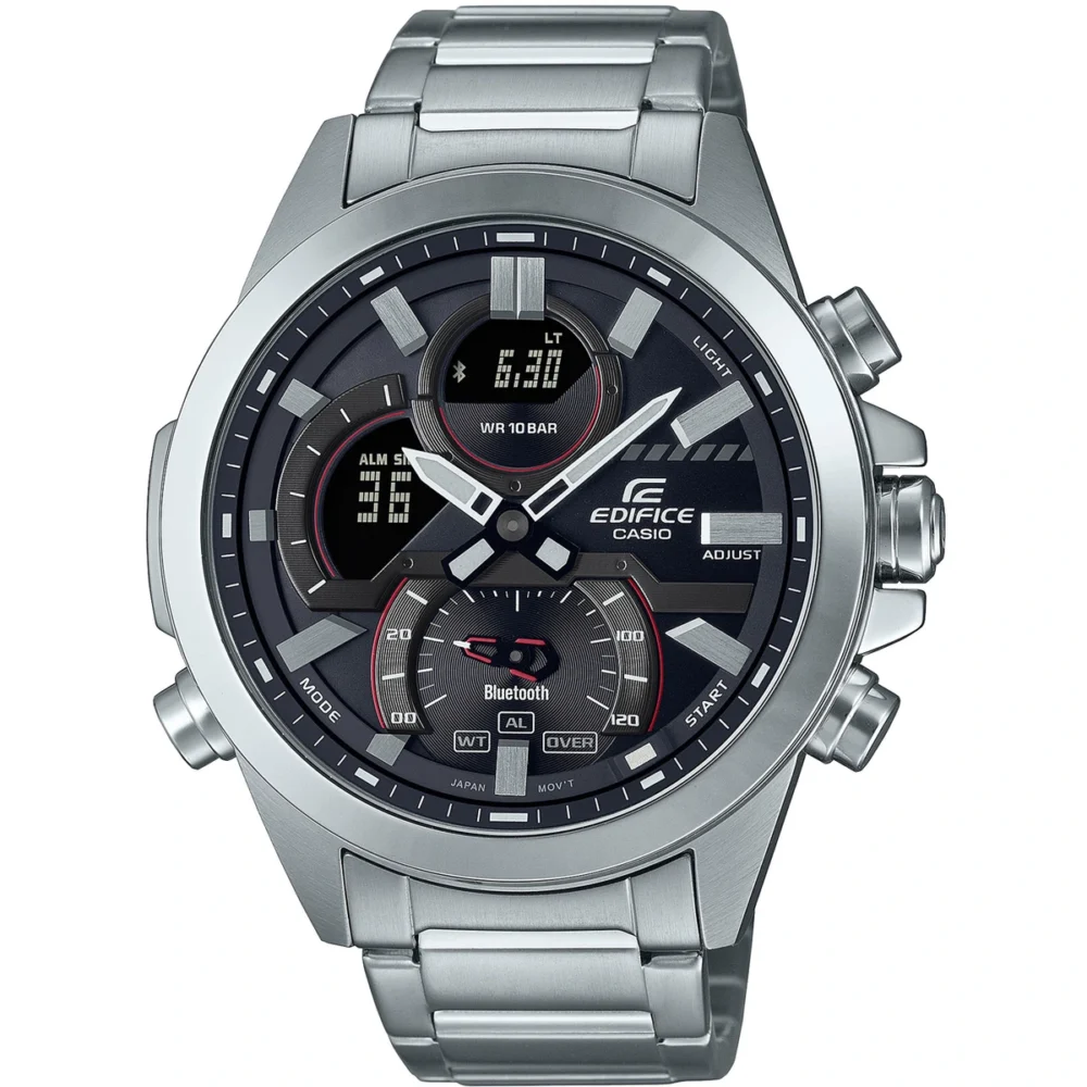 Reloj Casio Edifice Esfera Gris Solar 48mm ECB-30D-1AEF