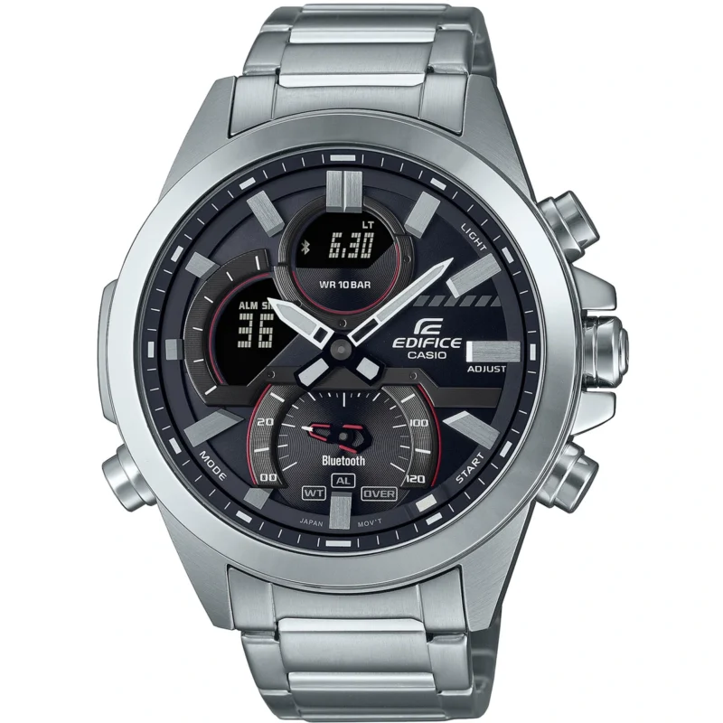 Reloj Casio Edifice Esfera Gris Solar 48mm ECB-30D-1AEF