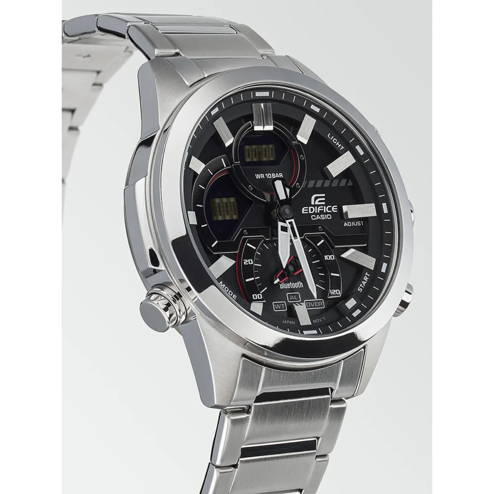 Reloj Casio Edifice Esfera Gris Solar 48mm ECB-30D-1AEF