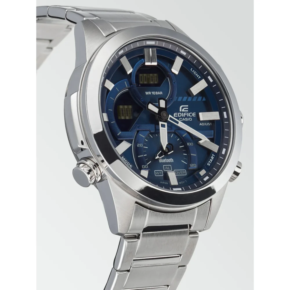 Reloj Casio Edifice Esfera Azul Solar 48mm ECB-30D-2AEF