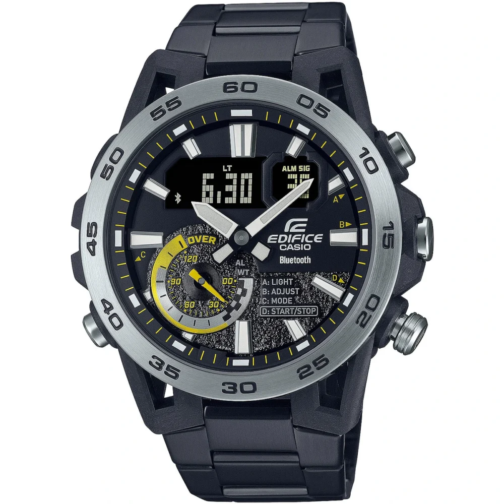 thearwatches-reloj-casio-ecb-40dc-1aef-1.webp Reloj Casio Edifice Esfera Negra Bluetooth 48mm ECB-40DC-1AEF