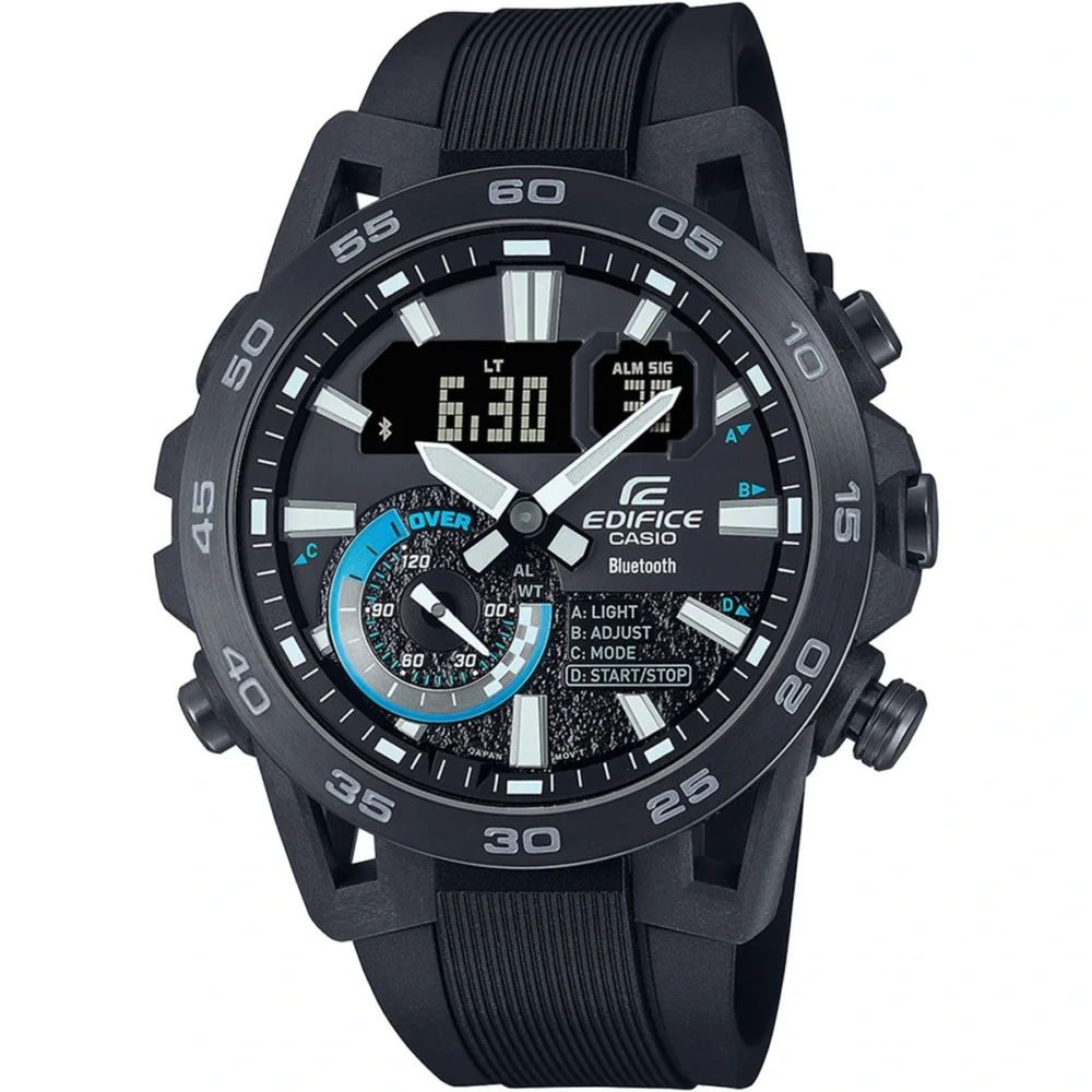 Reloj Casio Edifice Esfera Negra Bluetooth 48mm ECB-40PB-1AEF
