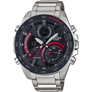 Reloj Casio Edifice Esfera Negra Solar 46mm ECB-900DB-1AER