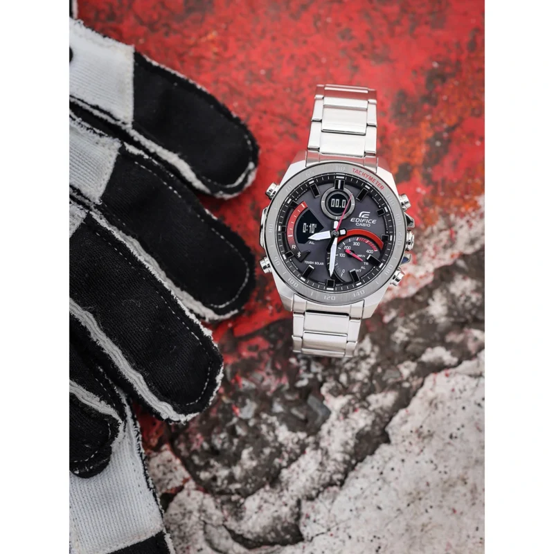 Reloj Casio Edifice Esfera Negra Solar 46mm ECB-900DB-1AER