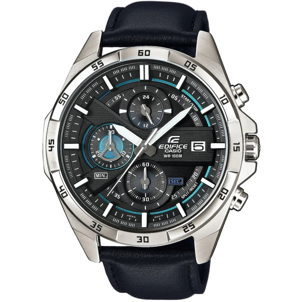 Reloj Casio Edifice Esfera Negra Cronógrafo 49mm EFR-556L-1AVUEF