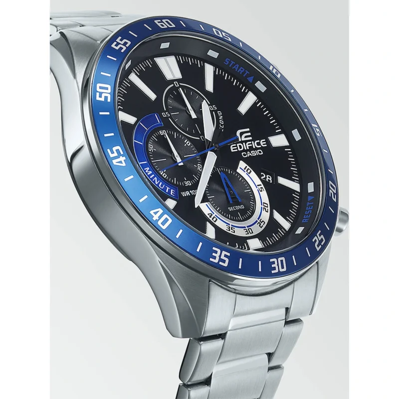 Reloj Casio Edifice Esfera Negra Cronógrafo 49mm EFV-620D-1A2VUEF