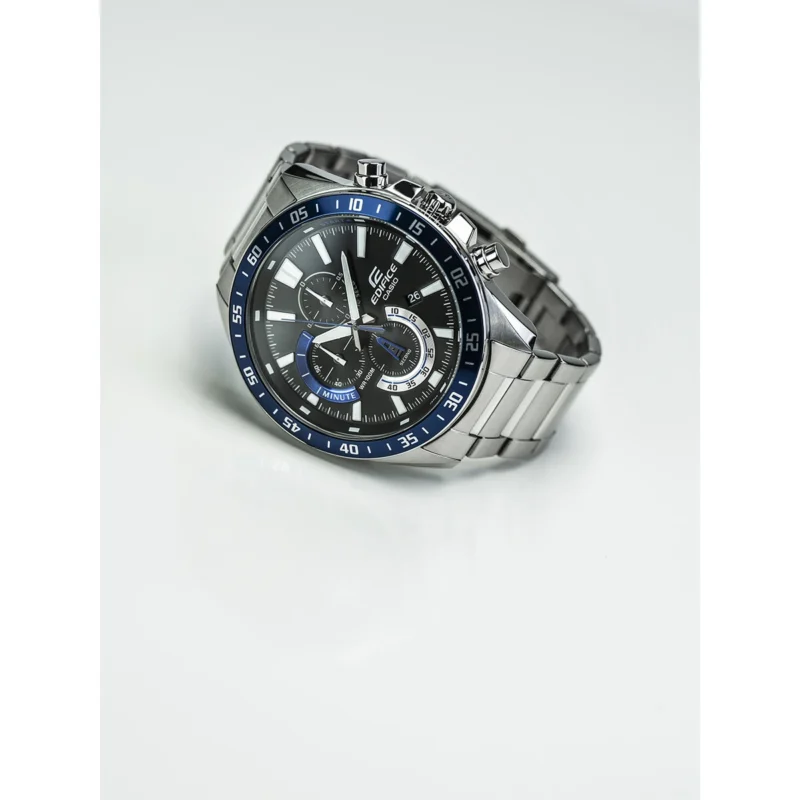 Reloj Casio Edifice Esfera Negra Cronógrafo 49mm EFV-620D-1A2VUEF