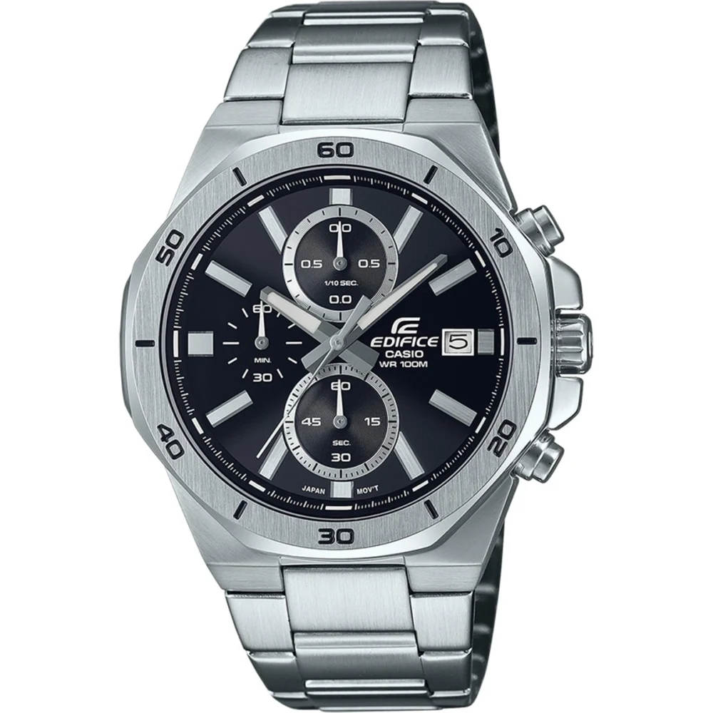 Reloj Casio Edifice Esfera Negra Cronógrafo 44mm EFV-640D-1AVUEF