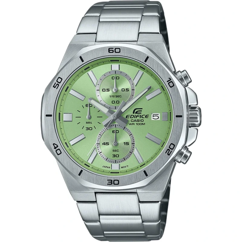 Reloj Casio Edifice Esfera Verde Cronógrafo 44mm EFV-640D-3AVUEF