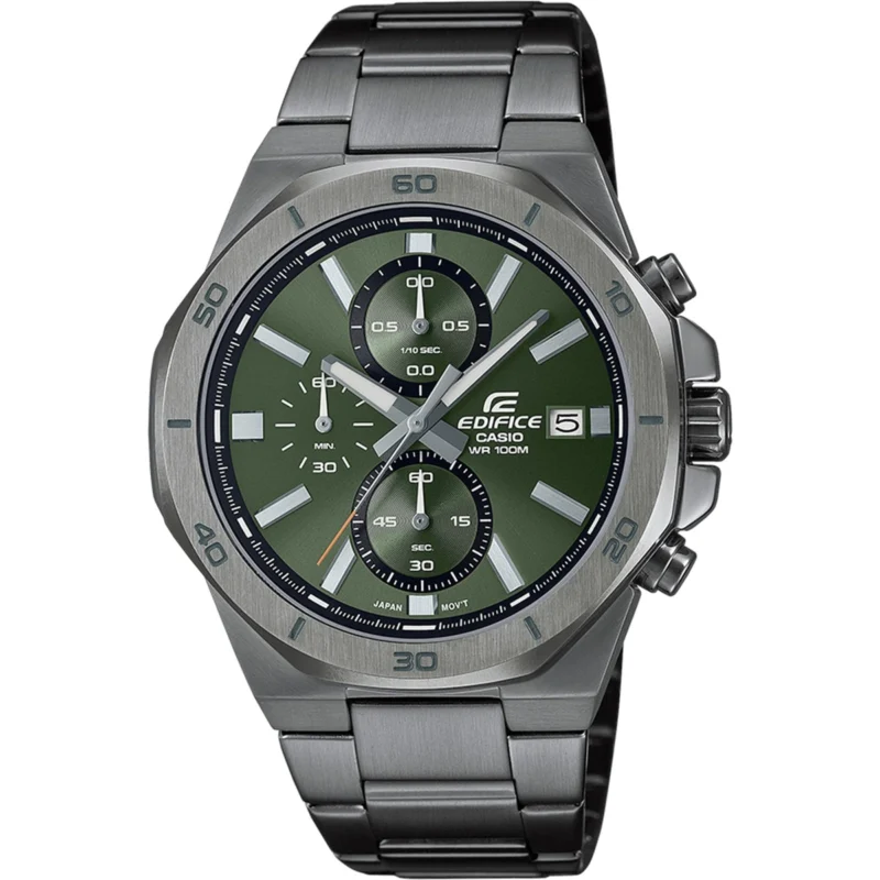 Reloj Casio Edifice Esfera Verde Cronógrafo 44mm EFV-640DC-3AVUEF