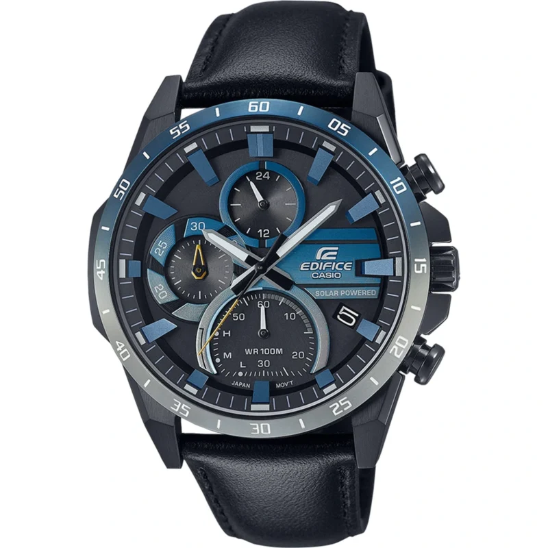 Reloj Casio Edifice Esfera Negra Cronógrafo 46mm EQS-940NL-1AVUEF