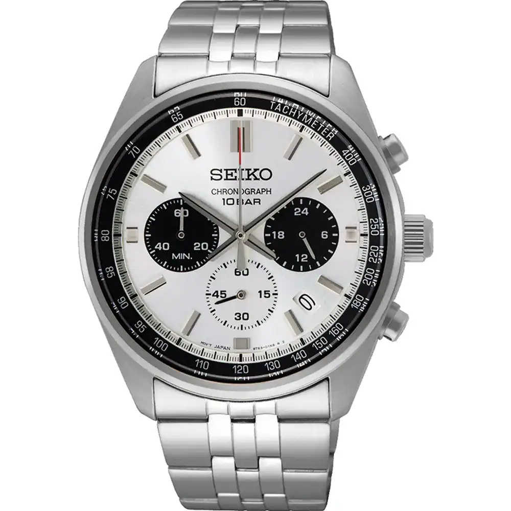 thearwatches-reloj-seiko-SSB425P1 Reloj Seiko Neo Chronograph Quartz White Panda 41.5mm SSB425P1