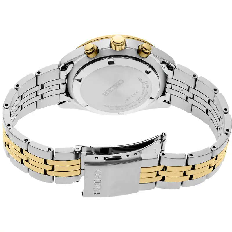 Reloj Seiko Neo Chronograph Dark/Gold SSB430P1