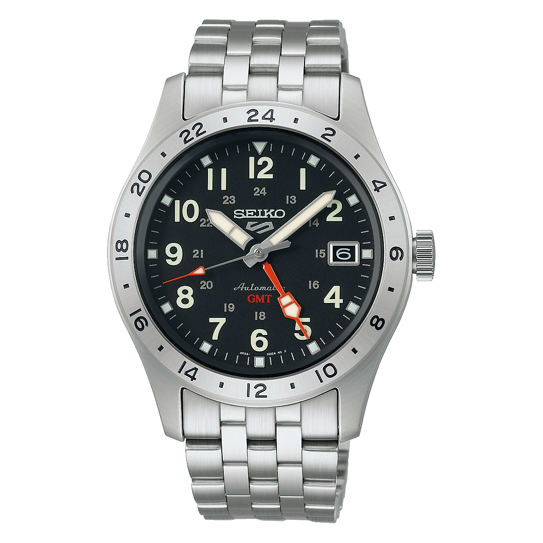 Reloj Seiko 5 Sports Field GMT Black SSK023K1 automático