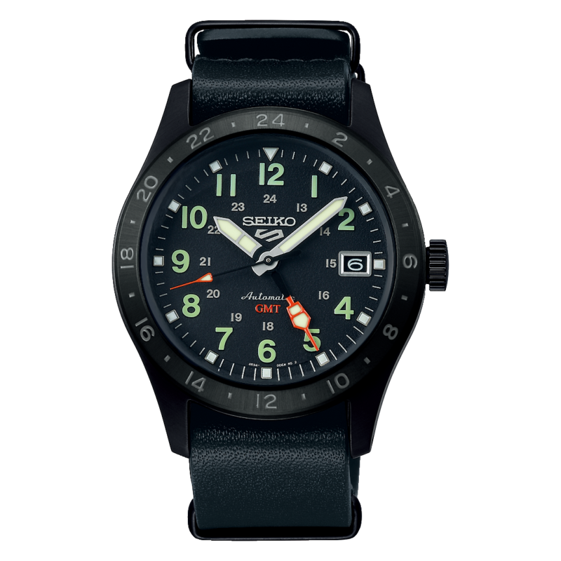Reloj SEIKO 5 Sport Field Street Style GMT Black SSK025K1