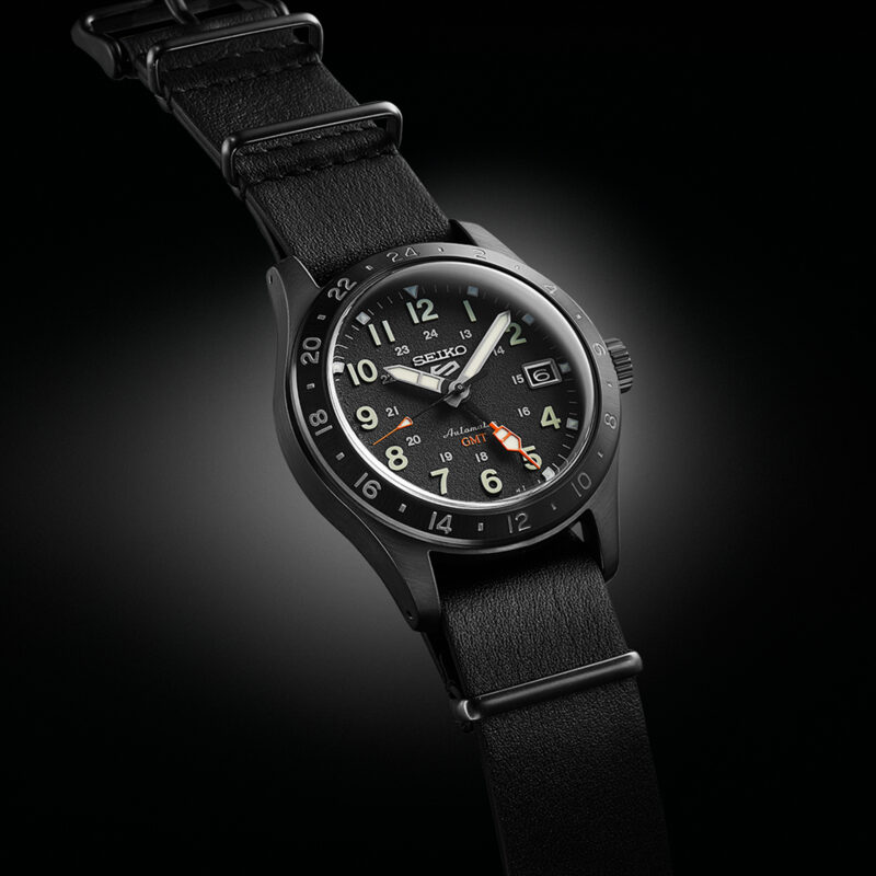 thearwatches-reloj-seiko-SSK025K1_1 Reloj SEIKO 5 Sport Field Street Style GMT Black SSK025K1