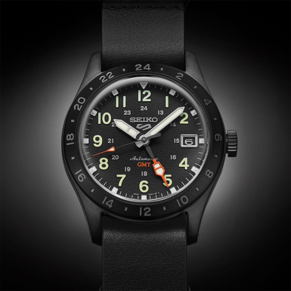thearwatches-reloj-seiko-SSK025K1_2 Reloj SEIKO 5 Sport Field Street Style GMT Black SSK025K1