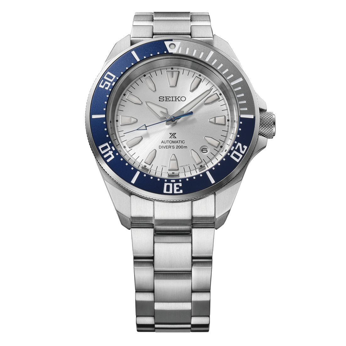 Detalle azul del Seiko Prospex HBB001K1