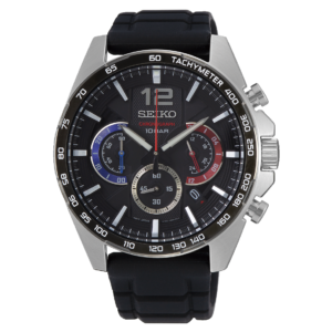 Reloj Seiko Neo Chronograph Quartz Black 43,9mm SSB347P1