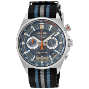 Reloj Seiko Neo Chronograph Quartz Blue 41mm SSB409P1