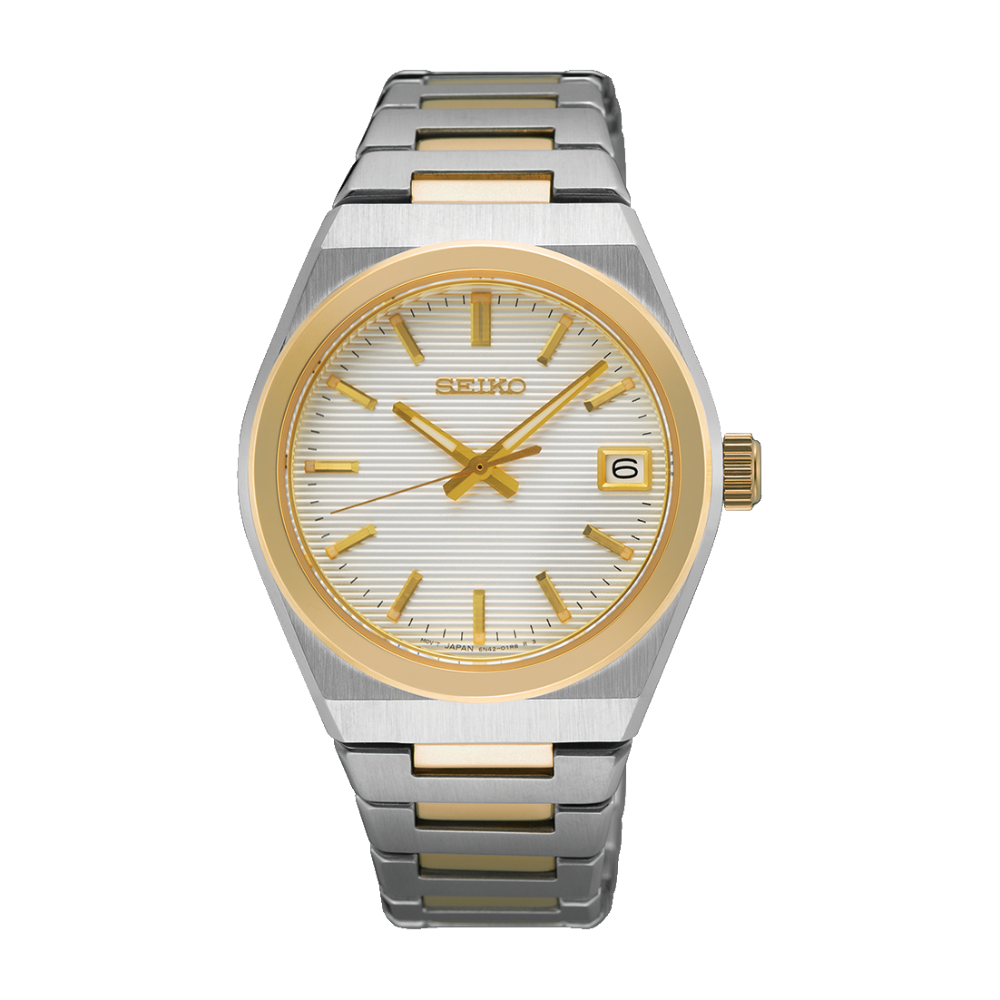 thearwatches-reloj-seiko-SUR578P1_01 Reloj Seiko Quartz Bicolor White SUR578P1