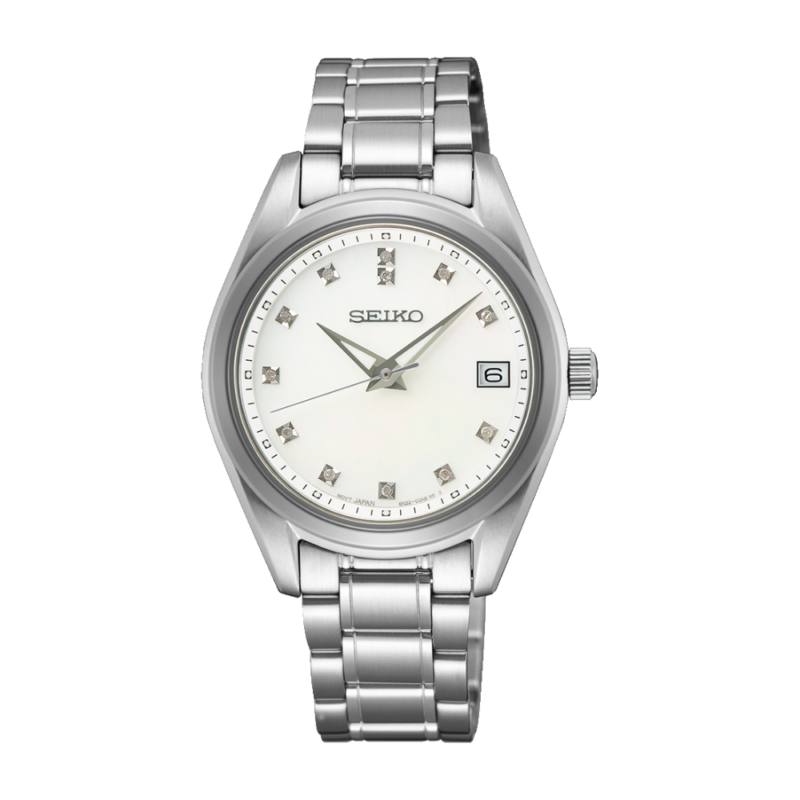 thearwatches-reloj-seiko-SUR579P1_01 Reloj Seiko Quartz Diamonds White SUR579P1