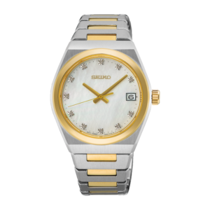 Reloj Seiko Quartz Bicolor Mother of Pearl SUR604P1